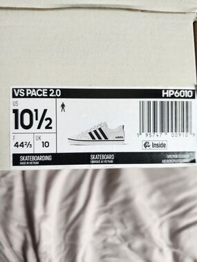 adidas VS Pace 2.0 Low Top Sneakers - White/Black
